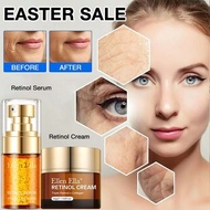 Ellen Ella Retinol Anti Aging Skincare Set Retinol Moisturizer & Serum For Face Reduce Wrinkles