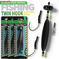 GOGOUMY Double Hook Rig, Durable Construction Double Hook Catfish Float Rig, Convenient Multi-Specie