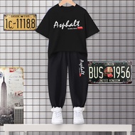 H471+K471B**Children's T-Shirt Set + Long Pants Suitable For Both Boys And Girls. There Are 7 Colors