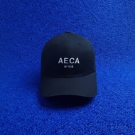 topi AECA WHITE hitam second