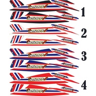 VARIATION STICKER for Beat Karbu THAILOOK BABYLOOKS MOTHAI MOTOR STRIPING