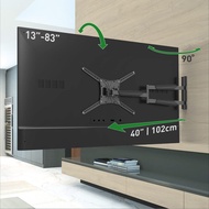 Barkan 40'' Long TV Wall Mount, 13-83 inch Full Motion Articulating - 4 Movement Flat/Curved Screen 