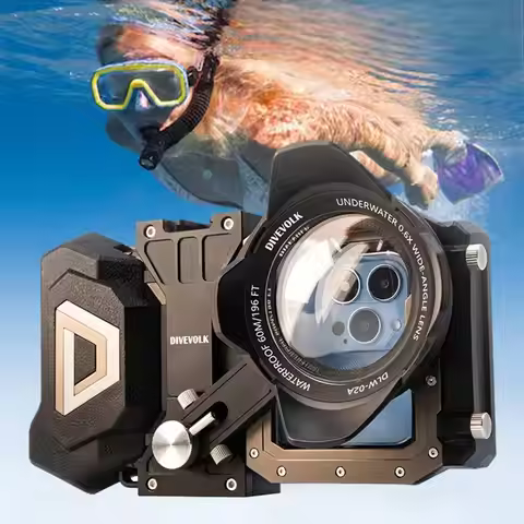 DIVEVOLK Seatouch 4 Max plus Phone Waterproof Diving Case IPhone 17 Pro Max Huawei Samsung Xiaomi Sw