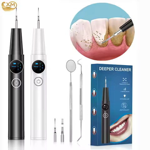 Ultrasonic Scaler Plaque Remover for Teeth Dental Calculus Remover with 5 Modes Teeth Cleaning Kit S