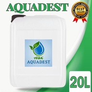 TERJAMIN AQUADEST AQUADEST DISTILLED WATER/ AIR SULING 20 LITER KODE