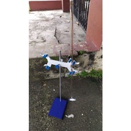 Burette 25ml for cr count before degree wheel complete set with clamp stand