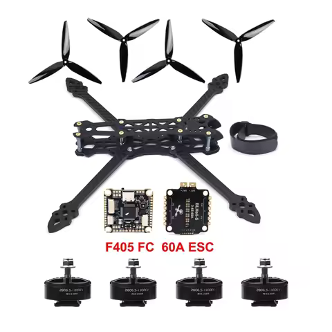 Mark4 7inch 295mm Carbon Fiber Frame F4 F405 Flight Controller 60A ESC 2806.5 2807 1300KV Motor For