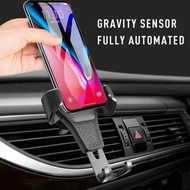 Aircon Car Phone Holder Gravity Air Vent Phone Holder In-Car 360 Rotate Car Mount Phone Clip