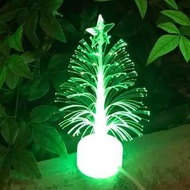 迷你 汽車用 USB 聖誕樹 擺設 LED 發光 多色轉換
