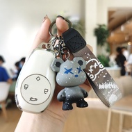 Suitable for Leapmotor t03 Key Case 2021 T03 Car Remote Control Key Case Protective Case Buckle Fema