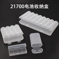 Single Pack 21700 Battery Storage Box 20700 One Battery Box Transparent Portable PP Plastic Storage 