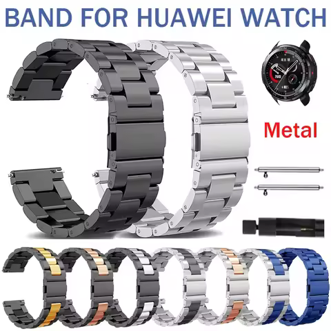For Huawei Watch GT3 GT3 2 Stainless Steel Strap 20 Metal strap 22mm smartwatch strap GT2 pro