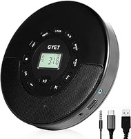 CD Player Portable with Bluetooth Rechargeable CD Player with Headphones Personal Walkman CD Player for Car,Travel,Home,Personal CD Player Built-in Speaker Stereo Compant CD Player
