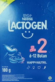 LACTOGEN 2 Susu Formula Untuk Bayi Usia 6-12 bulan 180gr / LACTOGEN 2 SUSU FORMULA ANAK 180gr Untuk 