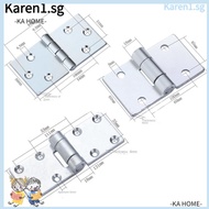 KA Door Hinge, No Slotted Interior Flat Open, Creative Heavy Duty Steel Connector Soft Close Close Hinges Furniture Hardware Fittings