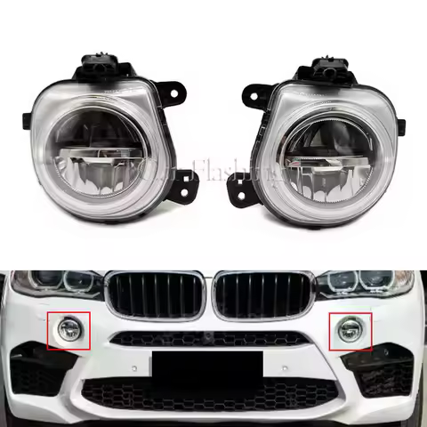 Car LED Fog Lights For BMW X5 F15 F85 M X4 F26 X6 F16 M F86 2013 2014 2015 2016 Headlight Front Fog 