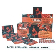 Capsx Lubricated Condom Cobra 3's