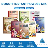 Donutt Collagen Coffee Cocoa Green Tea Fiber Instant Powder Drink 150g-200g Healthy Nutritious Blend