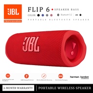 【6 Month Warranty】JBL Flip 6 Portable Bluetooth Speaker Super Bass Karaoke Speaker with Mic Waterproof Wireless and Bluetooth Speakers for IOS/Android/PC Speaker JBLpartybox1000 Original JBL Speakers Bluetooth Flip6 USB Speaker