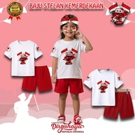 Girls' Clothing Sets 17 August Girls' Independence Day Clothing Ages 2-8 Years