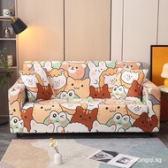 Elastic Print Sofa Cover for Living Room Couch Cover L-shape Armchair Chair Slipcovers 1/2/3/4 Seat 