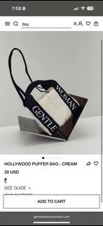 Gentle woman puffer bag