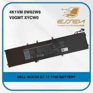 DELL 4K1VM 0W62W6 V0GMT P46E001 XYCW0 P46E FOR NCC3D G7 17 7700 BATTERY