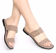 Sandal Teplek Wanita Sendal Cewek Dewasa Sandal Flat Wanita Sendal Wanita Trend Korea Sandal Cewek M