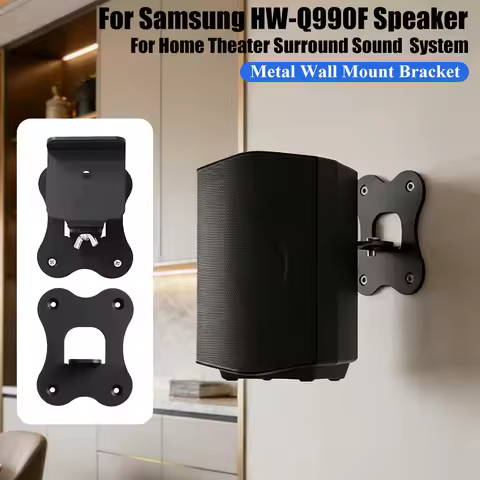 For Samsung HW-Q990F Speaker Wall Mount Bracket Metal Wall-Mount Surround Sound Speakers Holder Stan