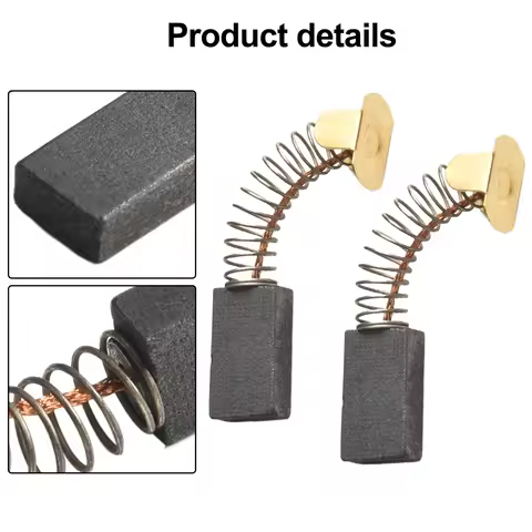 2pcs Carbon Brush 6X11X19mm 824216 869659 Accessories For 6302 Type 1/2/3/4 For Porter Cable N031652