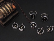 1930 年代美國古董打字機Remington 字母項鍊