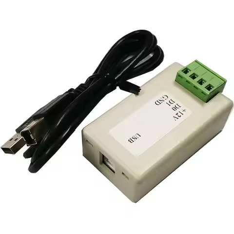 Wiegand 26/34 Format To USB Converter Plug-And-Play Output ASCII Or 16HEX Used For Access Control Sy