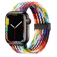 Suitable Strap Apple Watch1-11 Generation/Ultra3/SE3 Magnetic Buckle Nylon Braided Watch Strap