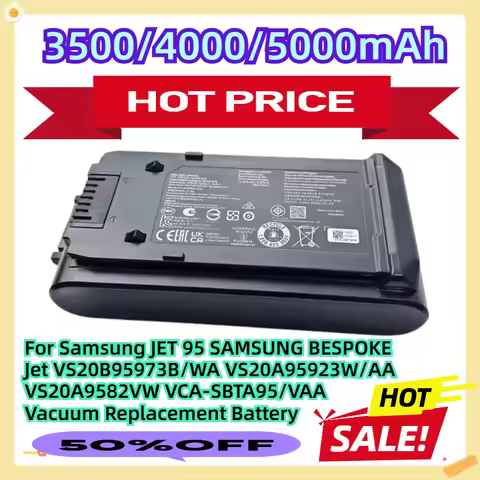 For Samsung JET 95 SAMSUNG BESPOKE Jet VS20B95973B/WA VS20A95923W/AA VS20A9582VW VCA-SBTA95/VAA Vacu