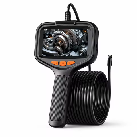 Industrial Endoscope Camera 8mm HD1080P 4.3inch IPS Screen 1080P Pipe Inspection Camera for Car Repa