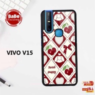 HP VIVO V15 Casing Case CuteRed VIVO V15 Casing Hardcase Softcase Glossy Case Latest