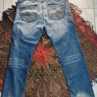 Quiksilver Vintage Jeans Faded Distressed