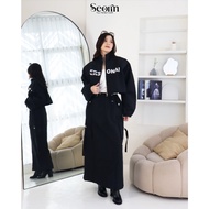 // Black Zip-Up Crop Jacket with