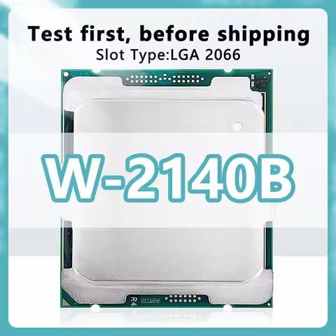 Xeon W-2140B CPU 14nm 8 Cores 16 Threads 3.2GHz 11MB 120W processor LGA2066 for X299 C422 Chipset mo