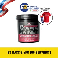 ⭕️FREE POSTAGE SABAH SARAWAK BS NUTRITION M16 MASS GAINER 5.4KG (TUB) WITH FREEGIFT