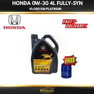 【READY STOCK】HONDA 0W-30 4L FULLY SYNTHETIC Engine Oil