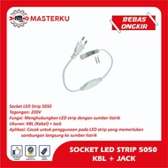 LED STRIP SOCKET 5050 CABLE + JACK ELECTRICAL Connector/ LED Connector/ Adapter/ LED CLAMP/