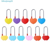 HUIJIANG Love Padlock Travel Supplies Heart Shape Everlasting Love Without Key For Lovers Wedding Po