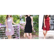 RVC - Imported O-neck Ruffle Dress 9123