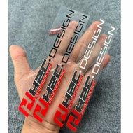 ( 1 bag ) H2C DESIGN fork sticker, UV DTF material