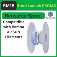 Bambu Lab Reusable Spool Hub 3D Printer Filament Compaitible with eSUN Bambu Lab AMS A1 P1S H2S