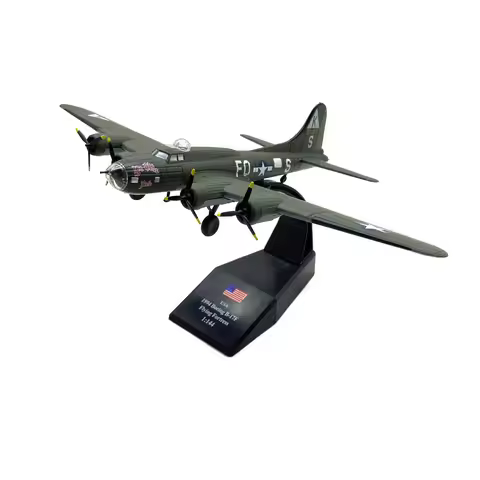 1/144 Scale Metal Alloy Die-Cast Classic Bomber B17 Aircraft B-17 Model Home Decoration Collectibles