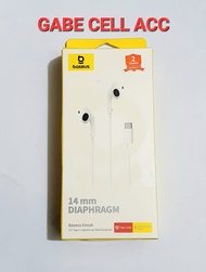 HEADSET WIRED EARPHONES BASEUS TYPE-C CZ20 BASEUS TYPE-C CZ11 BASEUS TYPE-C C17