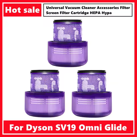 For Dyson Universal Vacuum Cleaner Accessories Filter Screen SV19 Omni Glide Filter Cartridge HEPA H