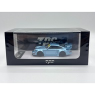Ready Stock Immediate Shipping TPC Alloy 1: 64 Porsche RWB993 Ice Blue Brand New Unopened Not Includ